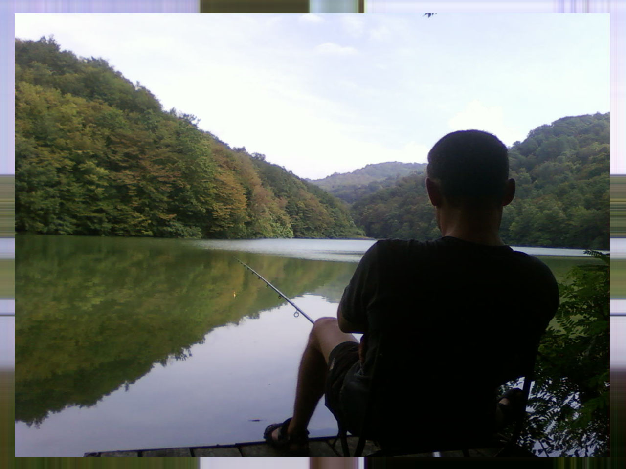 рыбалка на озере
